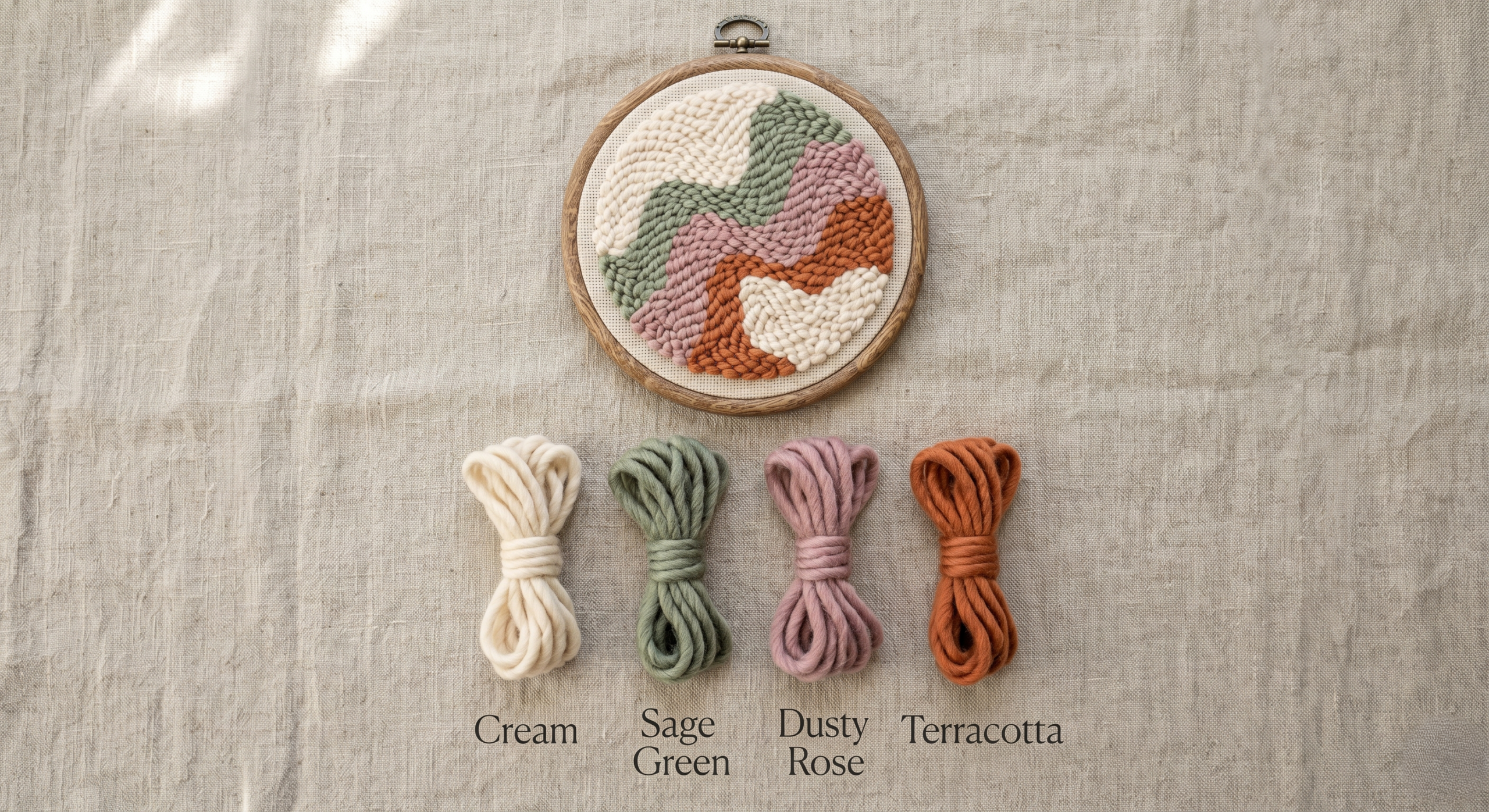 6 Cozy & Earthy Color Palettes for Your Next Punch Needle Project